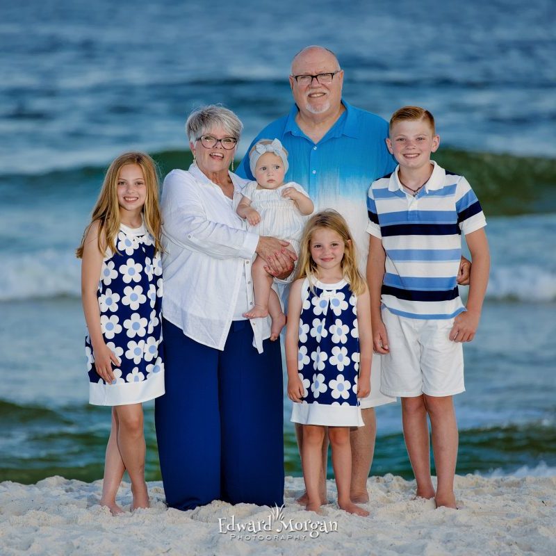 "Gulf Shores Family Beach Portraits."